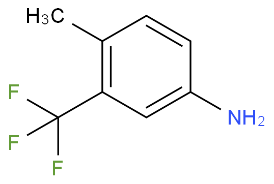 5-氨基-2-甲基三氟甲苯化学结构式