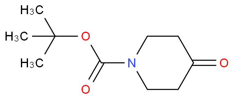 N-(tert-Butoxycarbonyl)-4-piperidone structure