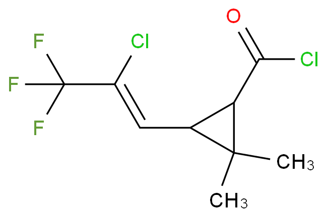 功夫酰氯化学结构式