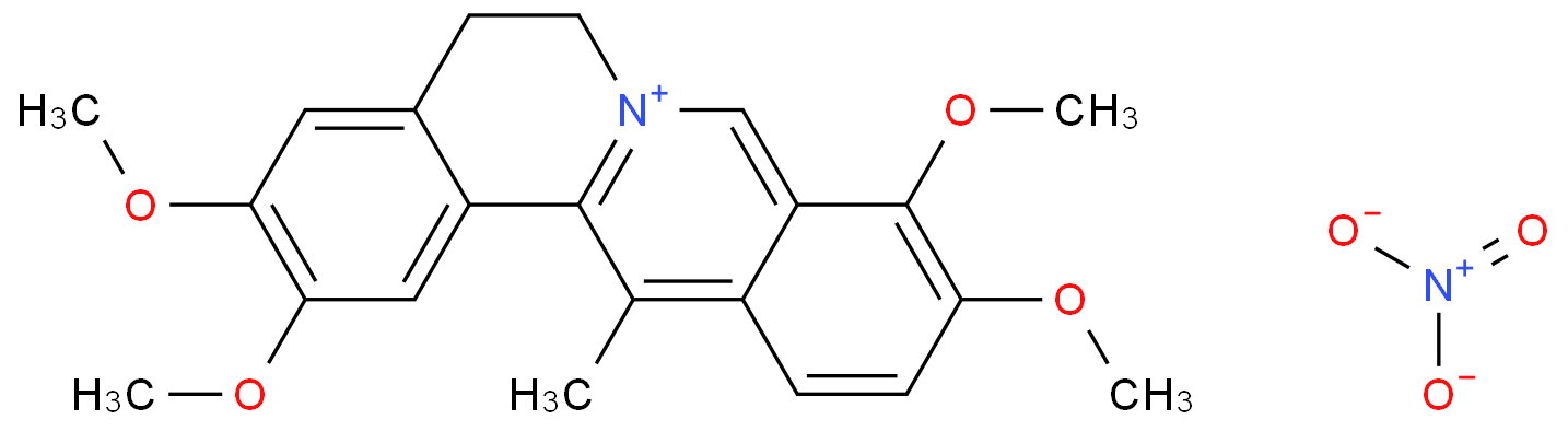 去氢紫堇碱硝酸盐化学结构式