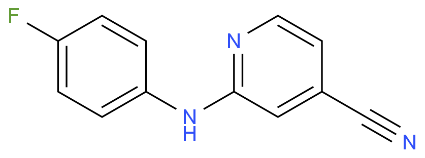 2-[(4-fluorophenyl)amino]isonicotinonitrile