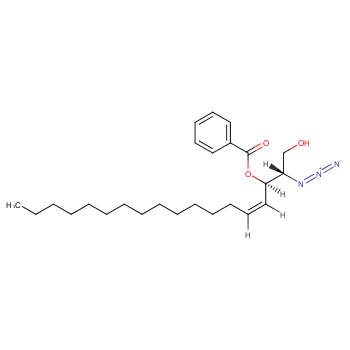(2S,3R,4E)-2-叠氮基-3-苯甲酰赤式-鞘氨醇