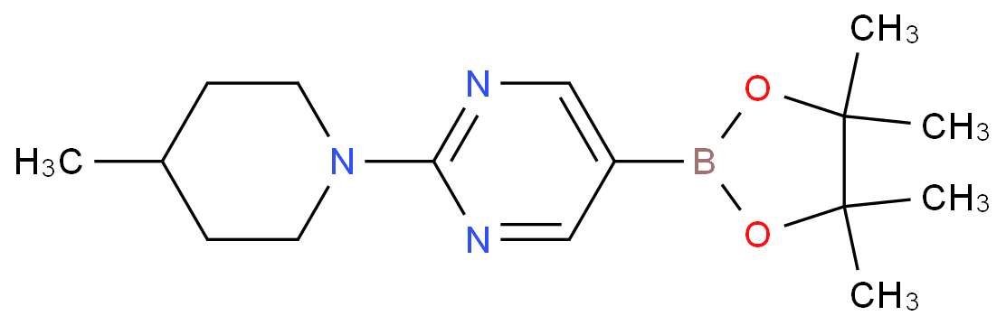 [Perfemiker]2-(4-甲基-1-哌啶基)-5-(4,4,5,5-四甲基-1,3,2-二氧杂硼杂环戊烷-2-基)嘧啶,95%