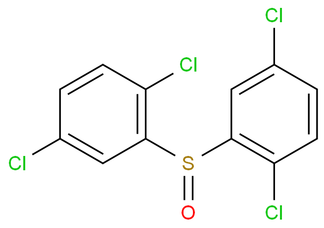 Bis(2,5-dichlorophenyl) sulfoxide structure