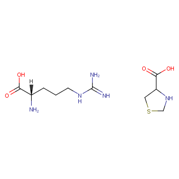 L-Arginine,compounds,mono-4- thiazolidinecarboxylate  