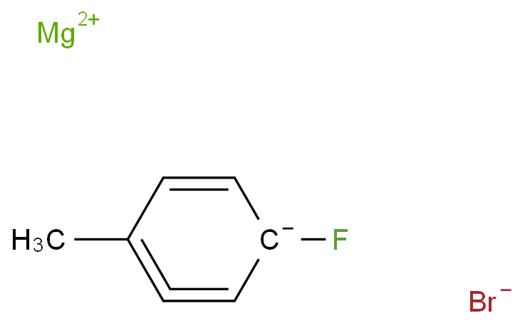 5-氟-2-甲基苯基溴化镁化学结构式