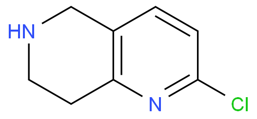 2-chloro-5,6,7,8-tetrahydro-1,6-naphthyridine hydrochloride