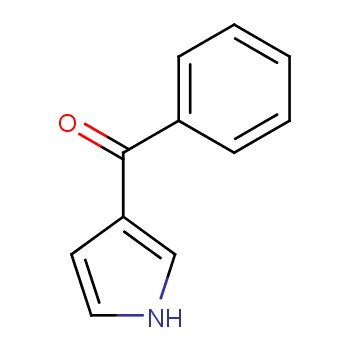 3-苯甲酰吡咯化学结构式