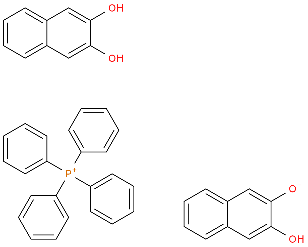 Phosphonium, tetraphenyl-, salt with 2,3-naphthalenediol, compd. with 2,3-naphthalenediol (1:1:1)