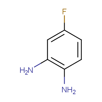 4-氟-1,2-苯二胺化学结构式