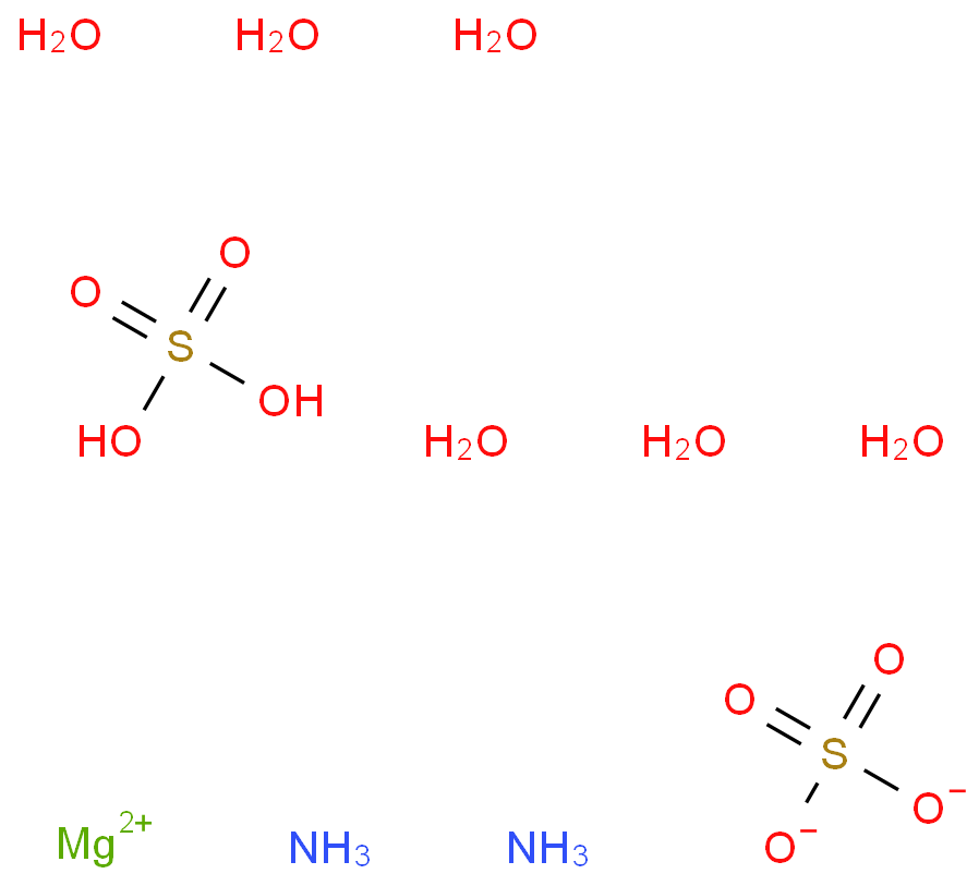 硫酸镁铵化学结构式