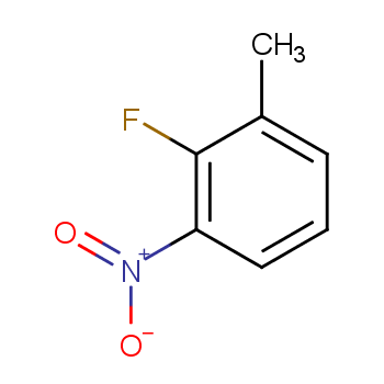 2-氟-3-硝基甲苯化学结构式