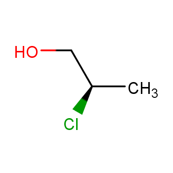 37493-14-4 (R)-2-氯丙-1-醇 结构式图片