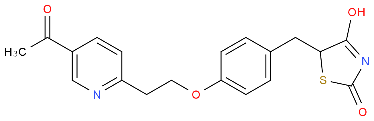 吡格列酮化学结构式