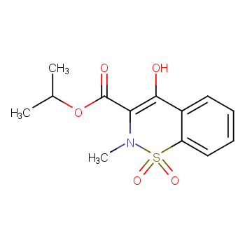 4-Hydroxy-2-methyl-2H-1,2-benzothiazine-3-carboxylic acid isopropyl ester 1,1-dioxide