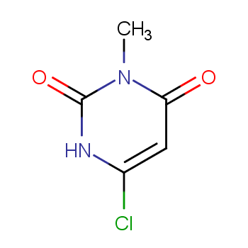 6-Chloro-3-methyluracil structure