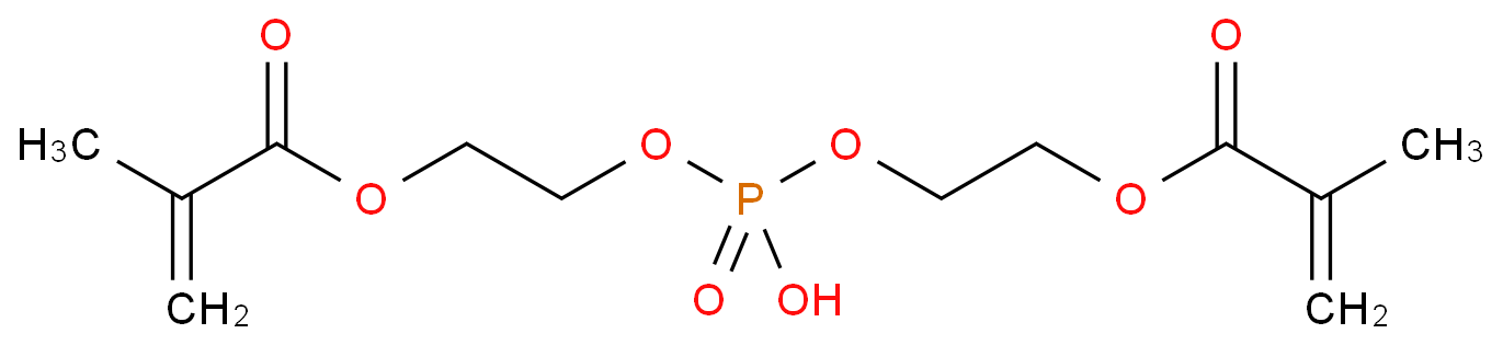 2-[hydroxy-[2-(2-methylprop-2-enoyloxy)ethoxy]phosphoryl]oxyethyl 2-methylprop-2-enoate;CAS:32435-46-4  