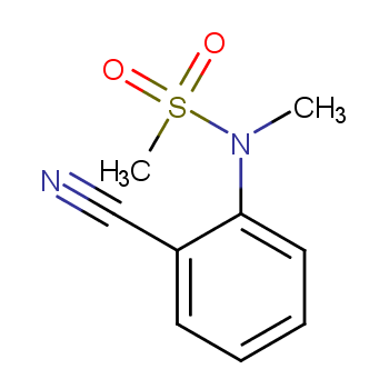 N-(2-cyanophenyl)-N-methylmethanesulfonamide  