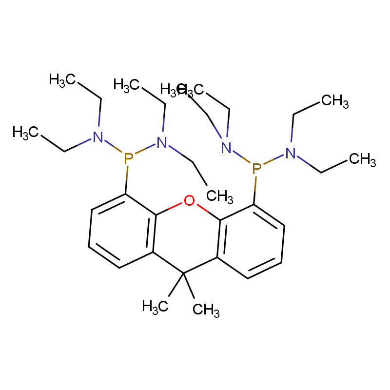 P,P’-(9,9-二甲基-9H-氧雜蒽-4,5-二基)雙[N,N,N’,N’-四乙基-亞膦酸二酰胺