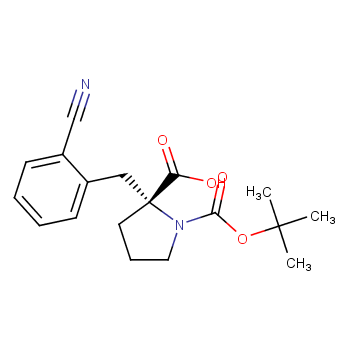 BOC-(S)-ALPHA-(2-CYANO-BENZYL)-PROLINE