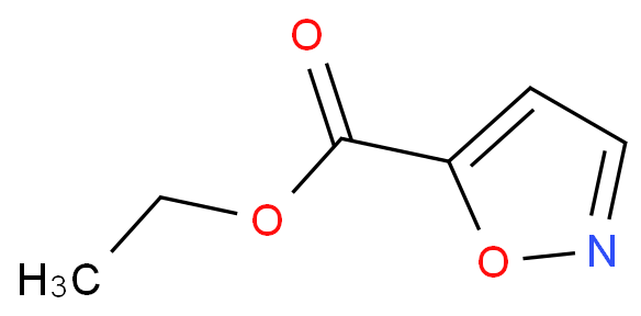异噁唑-5-甲酸乙酯化学结构式
