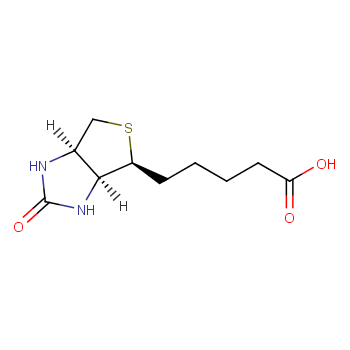 生物素化学结构式