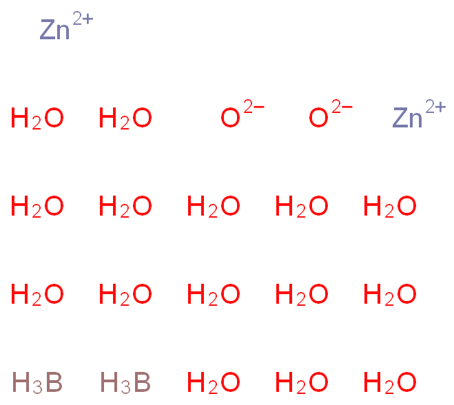 Boric acid (H4B6O11), zinc salt (1:2), hydrate
