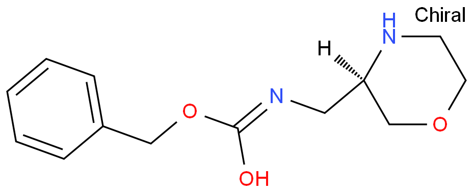 benzyl N-[[(3R)-morpholin-3-yl]methyl]carbamate