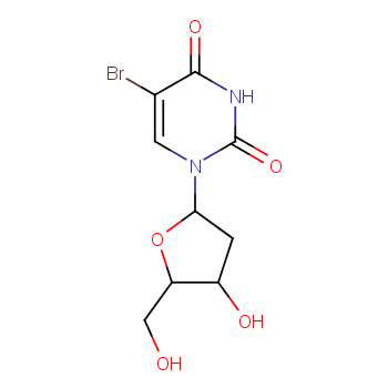 5-bromo-1-[(2R,4S,5R)-4-hydroxy-5-(hydroxymethyl)oxolan-2-yl]pyrimidine-2,4-dione