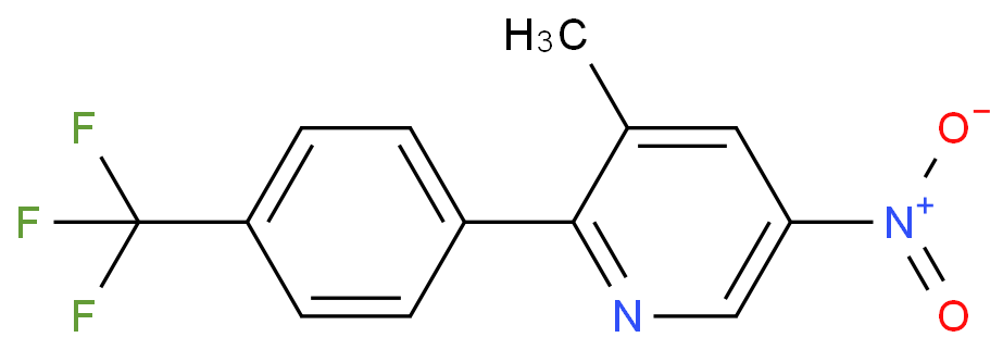 3-methyl-5-nitro-2-(4-(trifluoromethyl)phenyl)pyridine