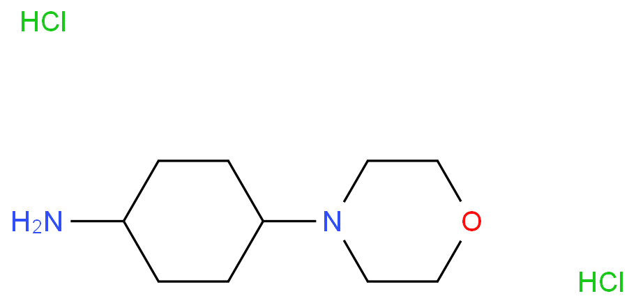 (4-吗啉-4-基环己基)胺二盐酸盐化学结构式