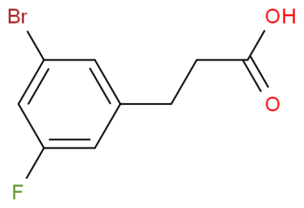 3-(3-溴-5-氟苯基)丙酸/1261680-57-2
