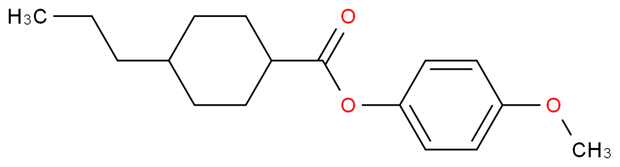 4-Methoxyphenyl- 4-propylcyclohexane-1-carboxylate  