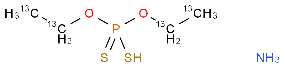 O,O-二乙基二硫代磷酸酯-13C4铵盐