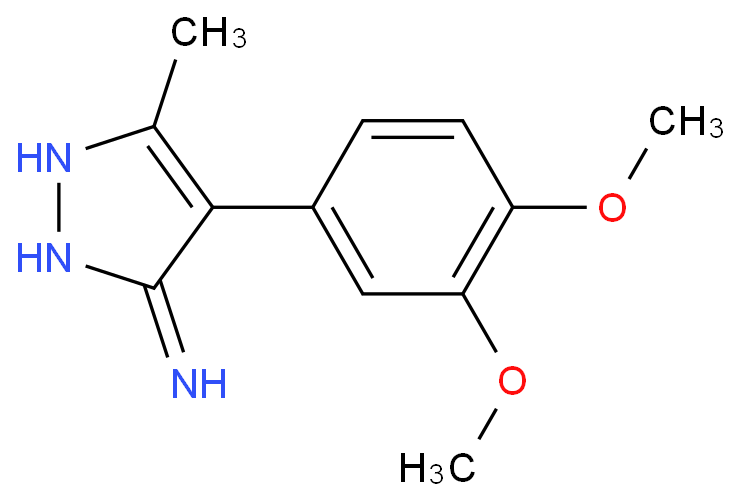 4-(3,4-DIMETHOXY-PHENYL)-5-METHYL-2 H-PYRAZOL-3-YLAMINE