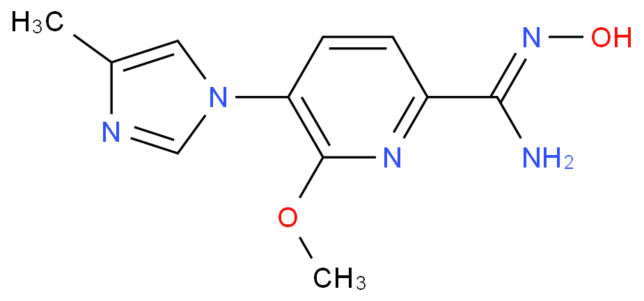 (Z)-N-羟基-6-甲氧基-5-(4-甲基-1H-咪唑-1-基)甲基吡啶脒