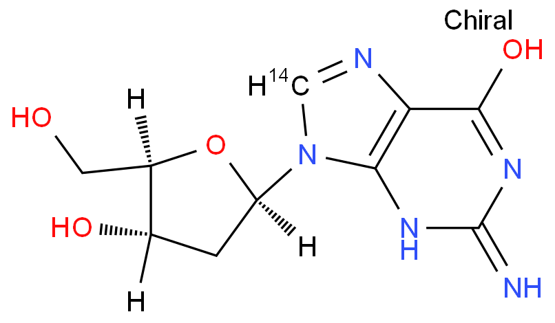 2'-DEOXYGUANOSINE, [8-14C]