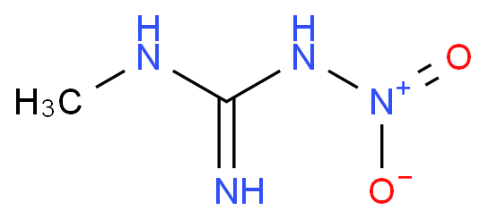 1-甲基-3-硝基胍化学结构式