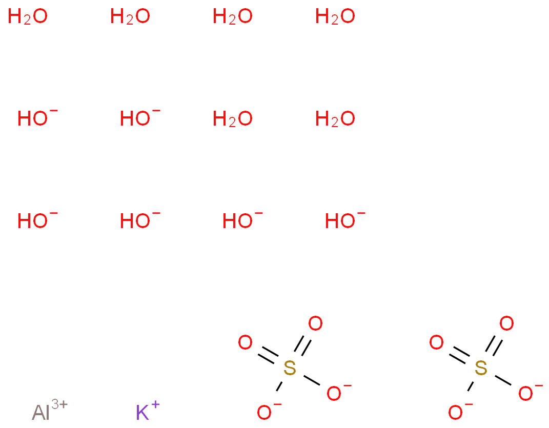 十二水合硫酸铝硫酸钾