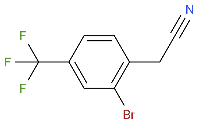 2-[2-bromo-4-(trifluoromethyl)phenyl]acetonitrile
