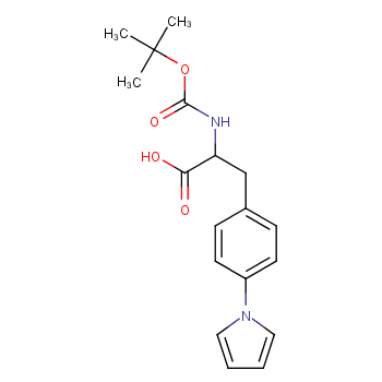 N-(TERT-BUTOXYCARBONYL)-3-(4-(1-PYRROLYL)PHENYL)-L-ALANINE