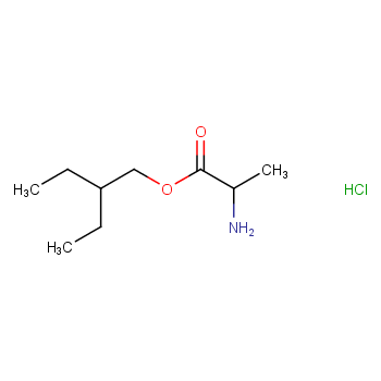 (S)-2-ethylbutyl 2-aminopropanoate hydrochloride