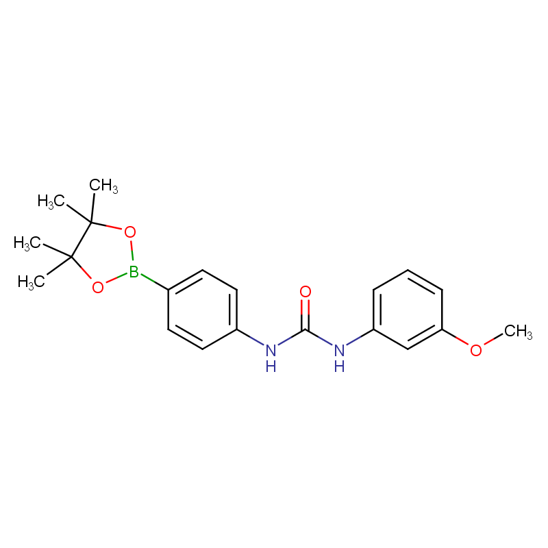 [Perfemiker]4-(3-甲氧基苯基脲基)苯硼酸频哪醇酯,95%