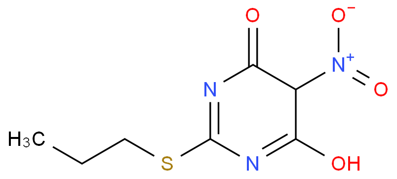 5-nitro-2-(propylthio)pyrimidine-4,6(1H,5H)-dione