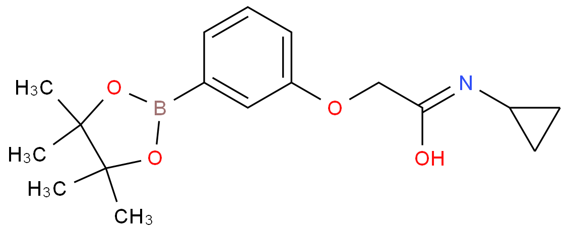 [Perfemiker]N-环丙基-2-(3-(4,4,5,5-四甲基-1,3,2-二氧硼杂环戊烷-2-基)苯氧基)乙酰胺,95%