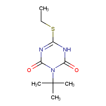 3-叔丁基-6-(乙硫基)-1,3,5-叁嗪-2,4(1贬,3贬)-二酮/1360105-53-8