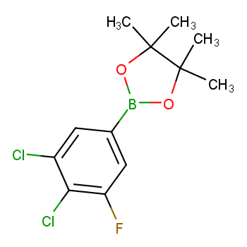2-(3,4-二氯-5-氟苯基)-4,4,5,5-四甲基-1,3,2-二氧硼杂环戊烷CAS:1437779-89-9