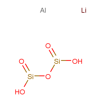 Petalite (AlLi(Si2O5)2)  
