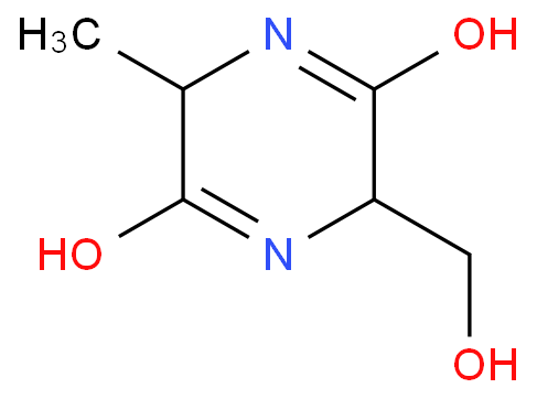 3-(hydroxymethyl)-6-methylpiperazine-2,5-dione