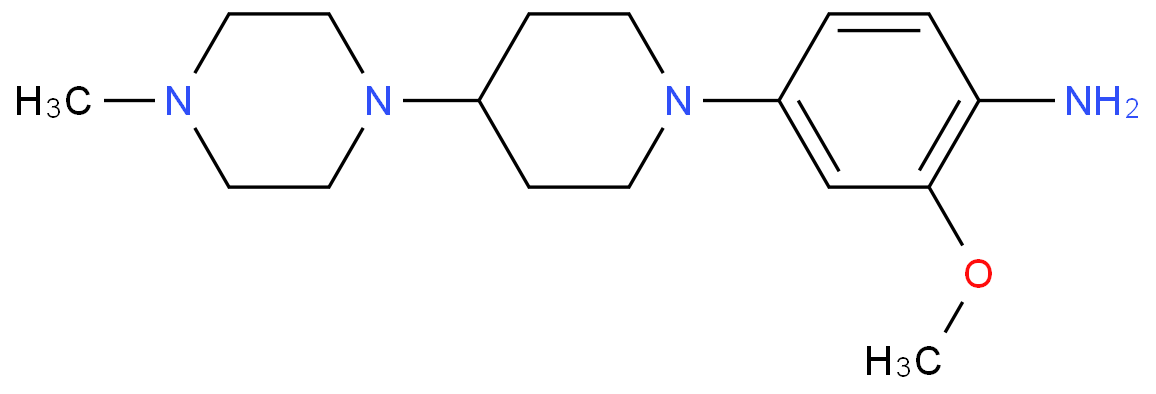 2-Methoxy-4-[4-(4-Methylpiperazin-1-yl)piperidin-1-yl]aniline